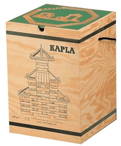 KAPLA原木積木280 PCS ( 含木箱)-綠◇ - KAPLA - 教具/玩具品牌